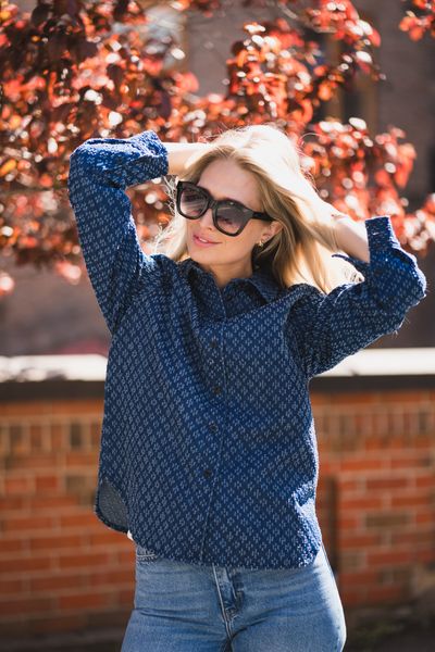 Hovedbilde Sarafia Shirt Ditressed Blue Denim