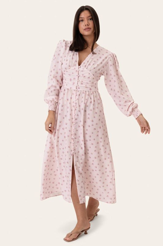 Adelic Long Dress Pink 