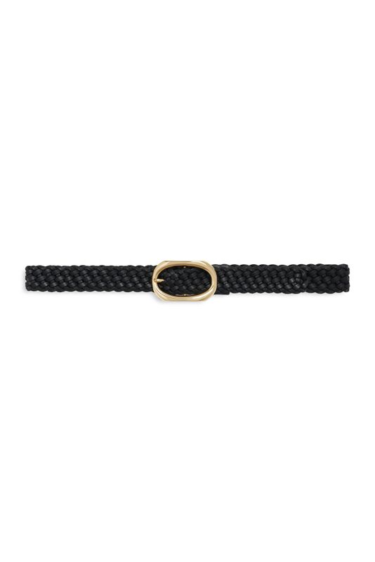 Signature Link Belt Braided Black 
