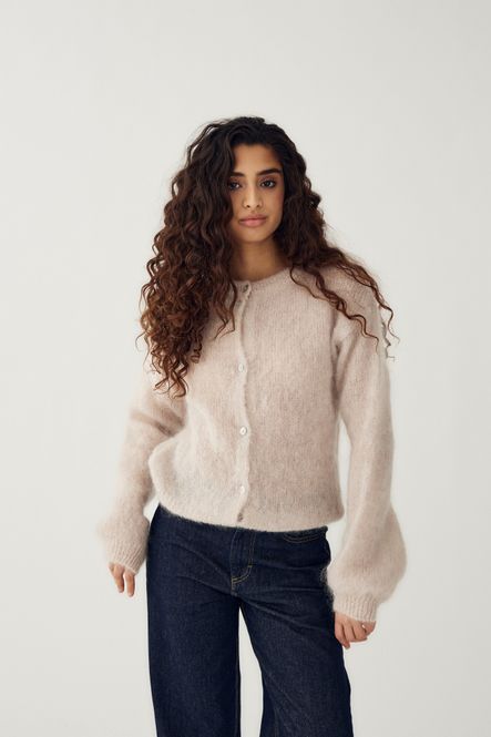 Hovedbilde Kae Mohair Cardigan Oyster 