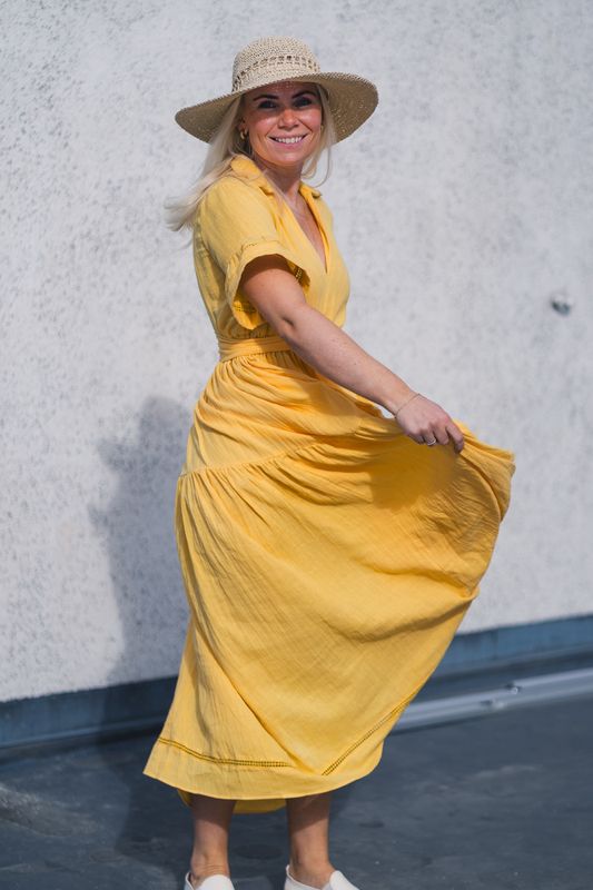 Hamilton Dress Cornsilk 