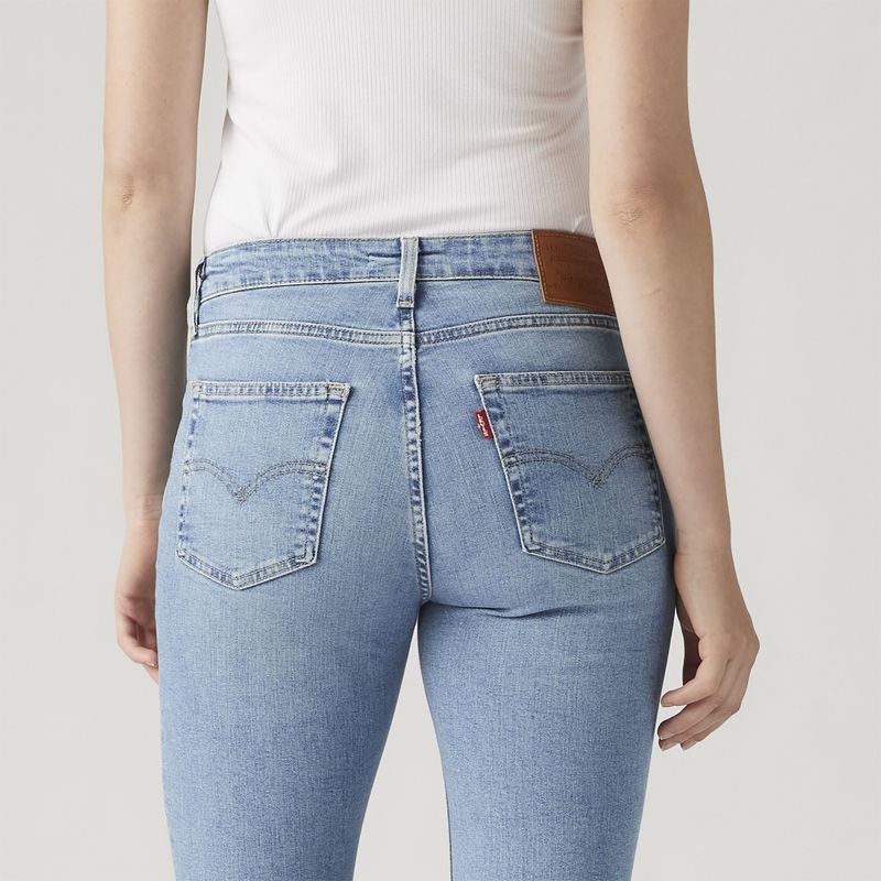 725 High Rise Bootcut Jeans Blue Wave Light Wash 