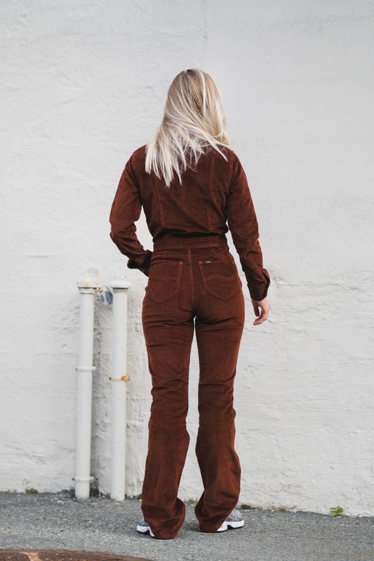 Western Jumpsuit Luxe Brown 
