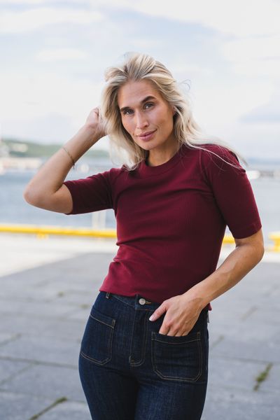 Hovedbilde Dagna T-Shirt Cabernet 
