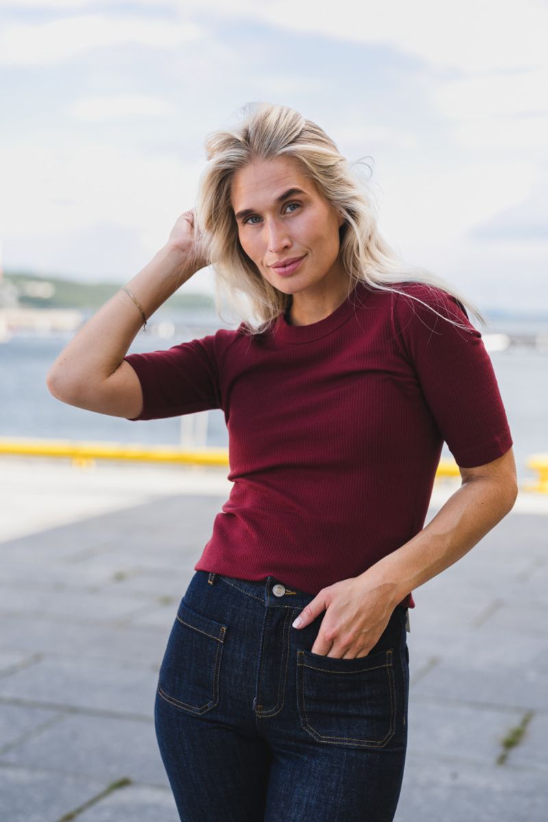Dagna T-Shirt Cabernet 