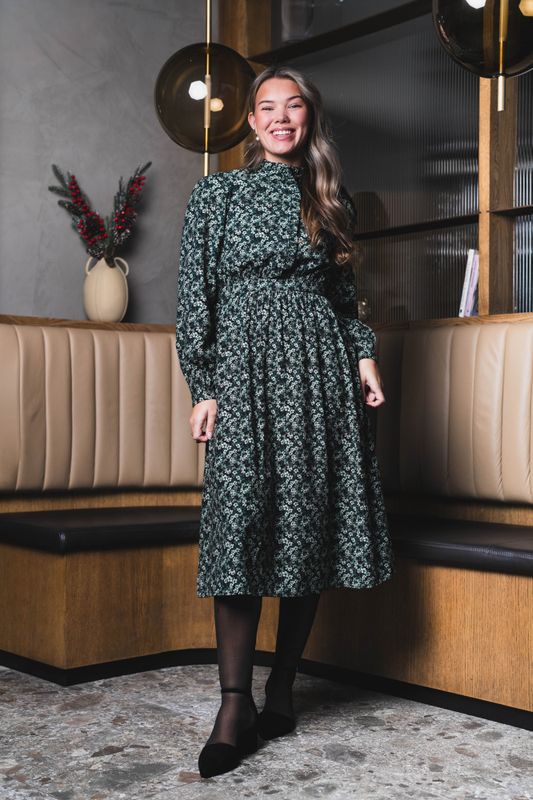 Astrid Midi Dress Eden Flower 