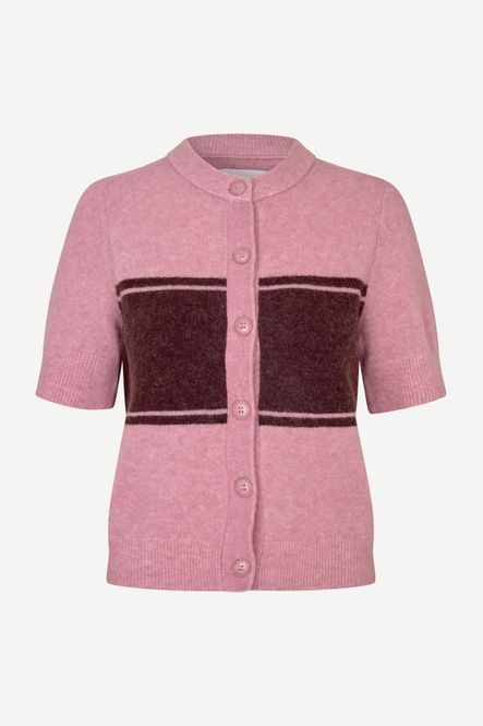 Hovedbilde Sanoura SS Cardigan 15556 Orchid Wide Stripe 