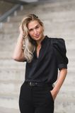 Hovedbilde Roella Heavy Sateen Blouse Black 