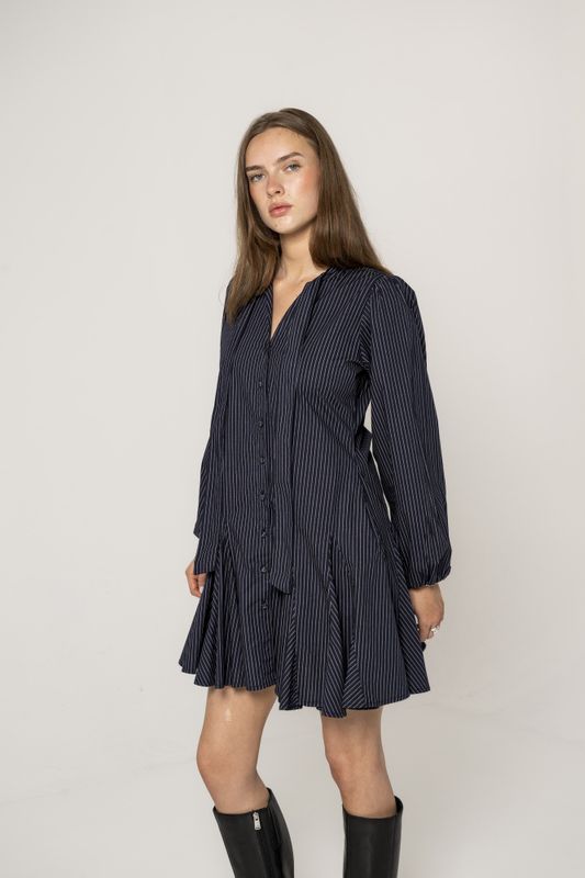 Vivienne Dress Pinstripe