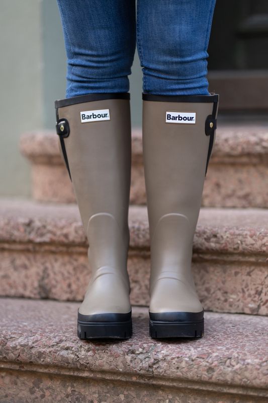 Leighton Tall Welly Military Brown