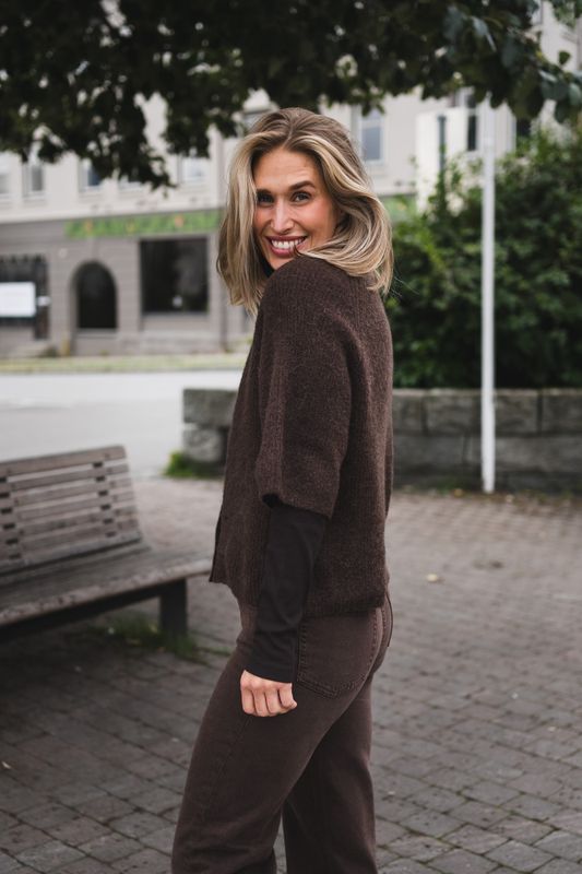 Bondie Hope 2/4 Cardigan Hot Fudge 