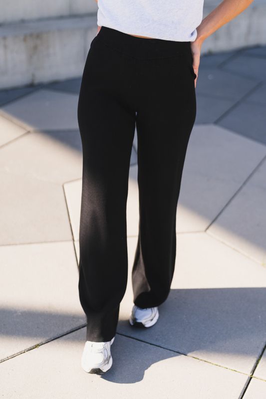 Fonny HW Knit Pant Black 
