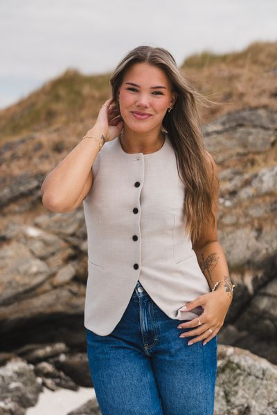 Hovedbilde Mirabelle Michelle Vest Peyote 