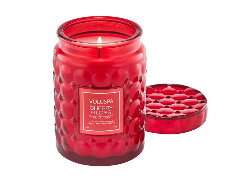 Large Jar Candle Cherry Gloss