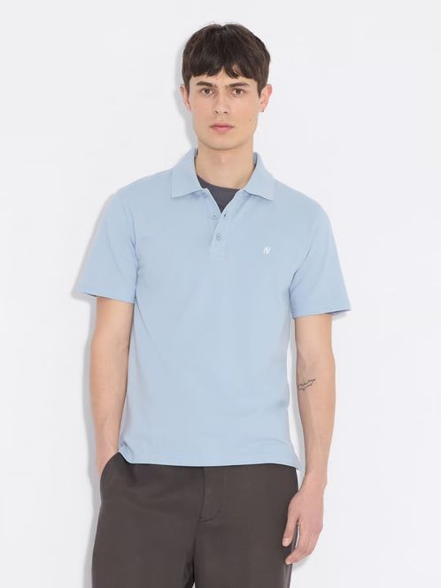 Hovedbilde Slim Pique Light Blue 