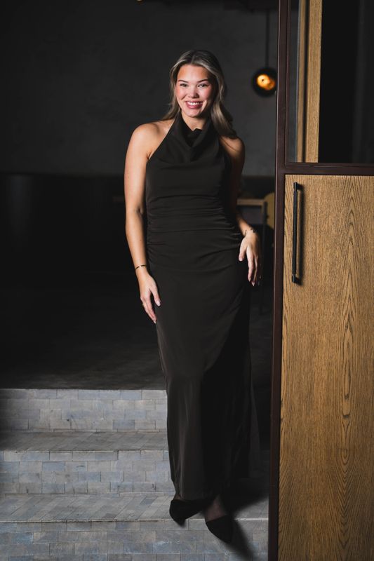 Dunie Dress Dark Brown 