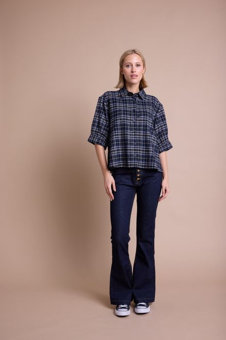 Hovedbilde Girl Check Blue