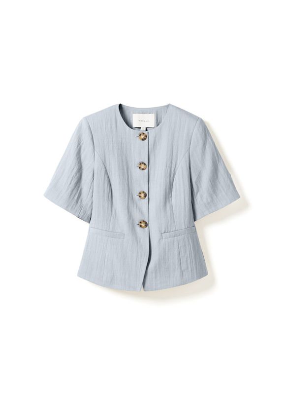 Kasaundra Blazer Dove Blue 