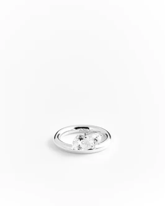 Hovedbilde Sopra Doppio Pera Ring Silver