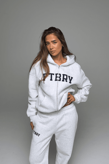 Hovedbilde Off Duty Oversized Zip Hoodie Ivy Grey 