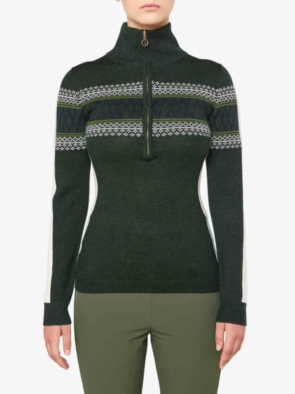 Signature 1/4 Zip Olive Green 