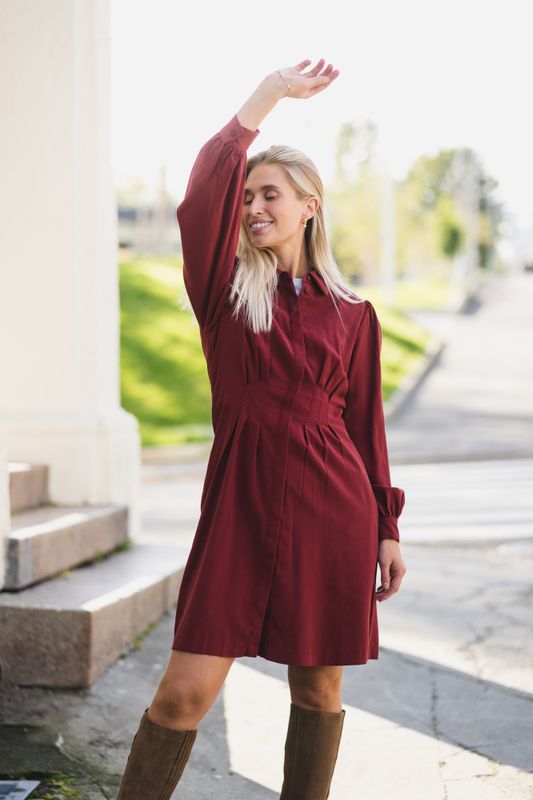 Elsa Asana Dress Syrah 