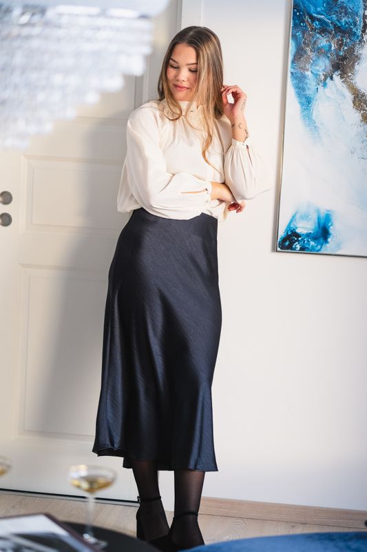Bovary Skirt Steel Grey