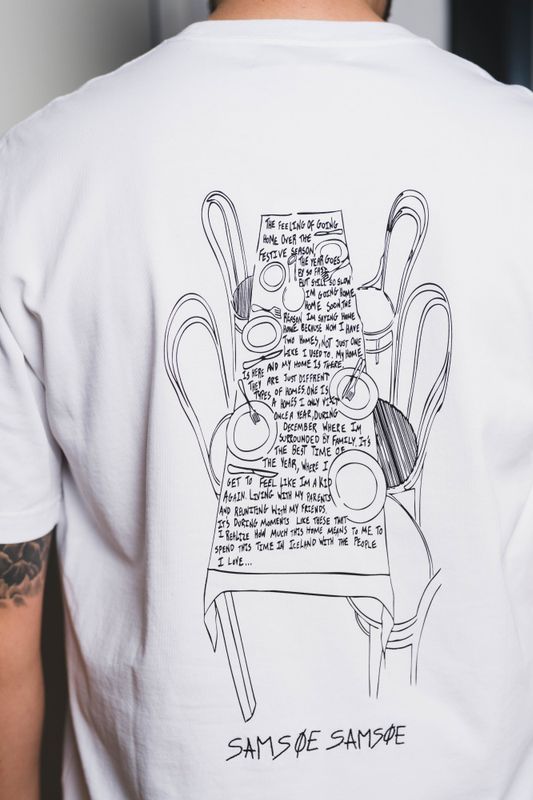 Sadinner T-Shirt 11725 White Dinner 