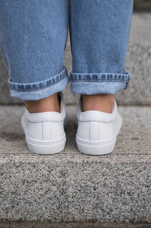 Spin Leather Sneakers White 