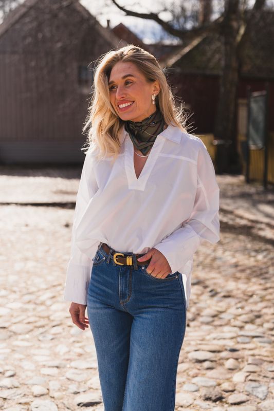 Miriam Shirt White Alyssum 