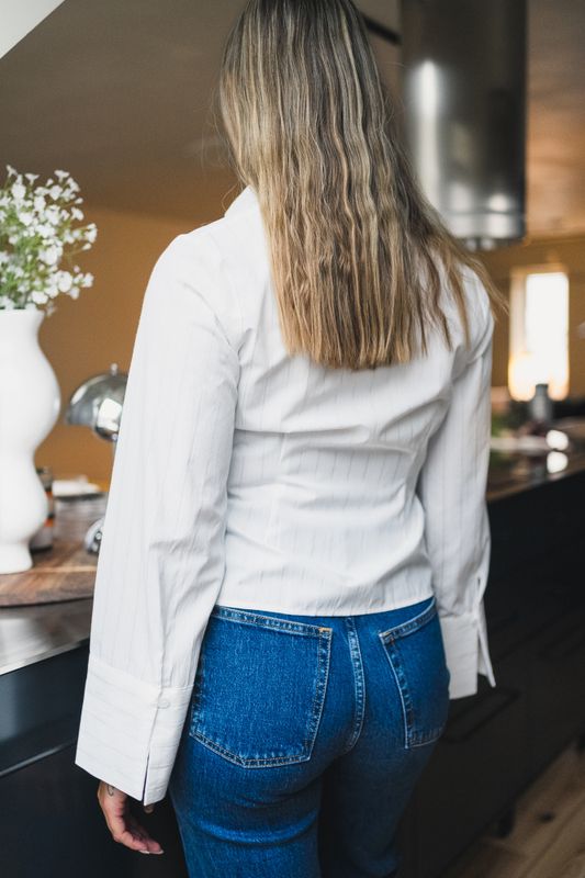 Rosa Solid Shirt White 