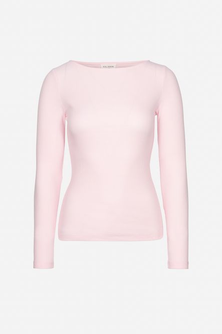Hovedbilde Petronella Rib Boatneck Light Pink 