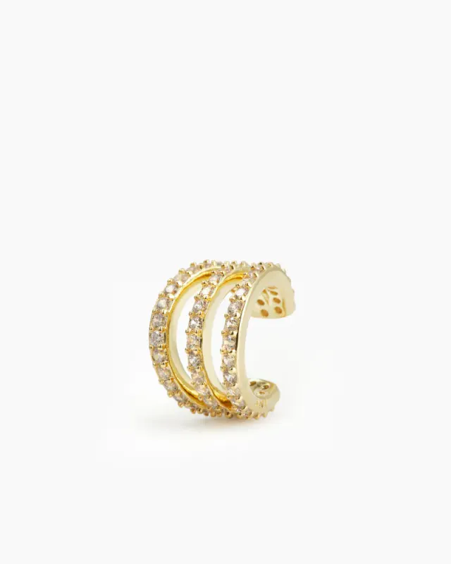 Eterno Tripple Pavé Gold 