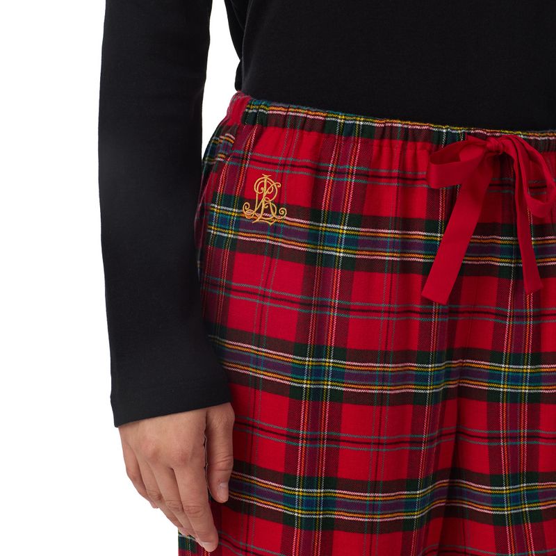 LRL Separate Long Pant Red Plaid 