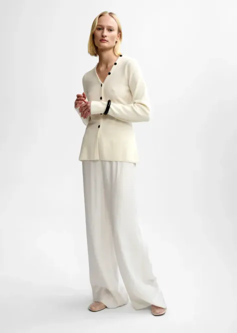 Hovedbilde Freja Merino Cardigan Eggshell 