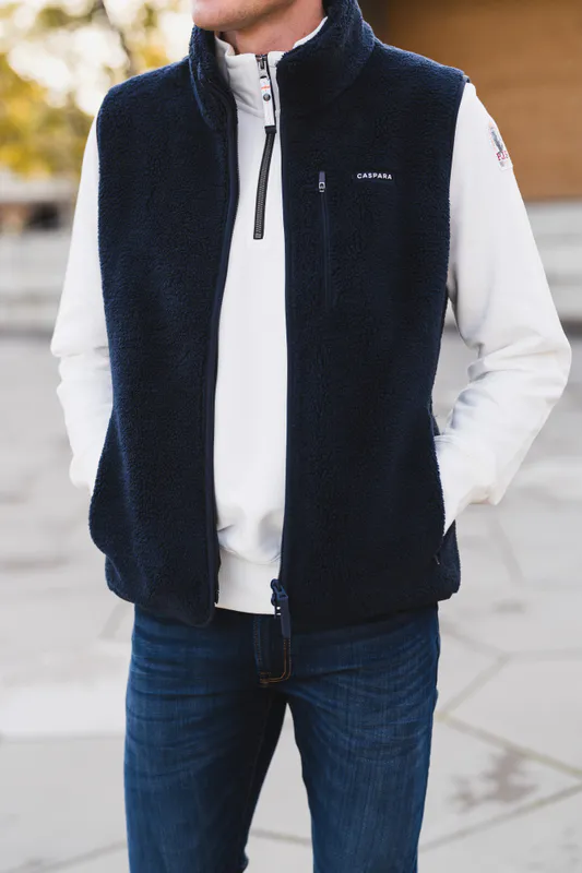M. Cloudfleece Vest Navy 