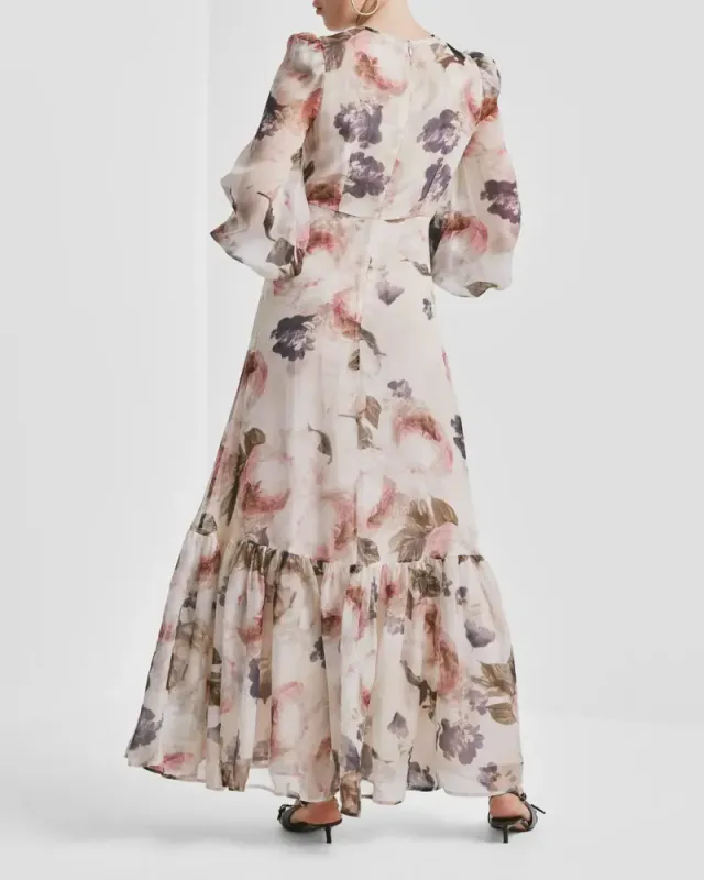 Organza Maxi Dress Fluid 