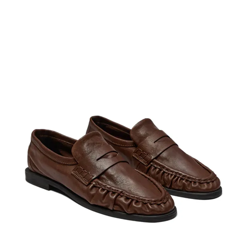 Elmira Leather Brown 