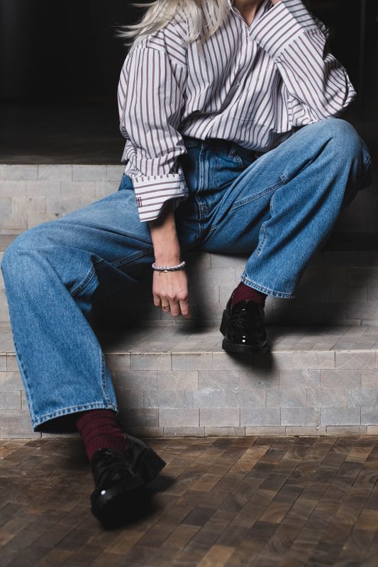 Reign Barrel Jeans M.Blue 
