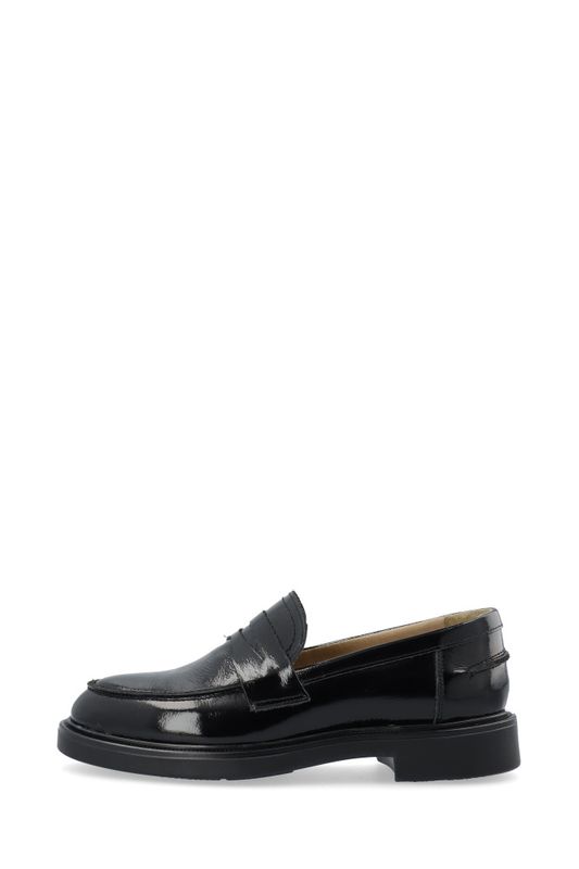 Adda Penny Loafer Nappa Lak Black 