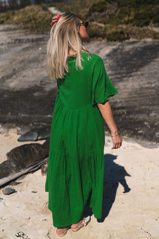 Casablanca Dress Goddess Green 