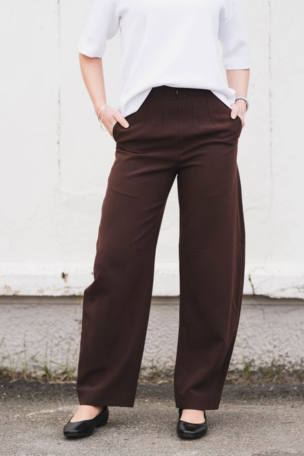 Hovedbilde Smooth Barrel Pants Cocoa Brown 