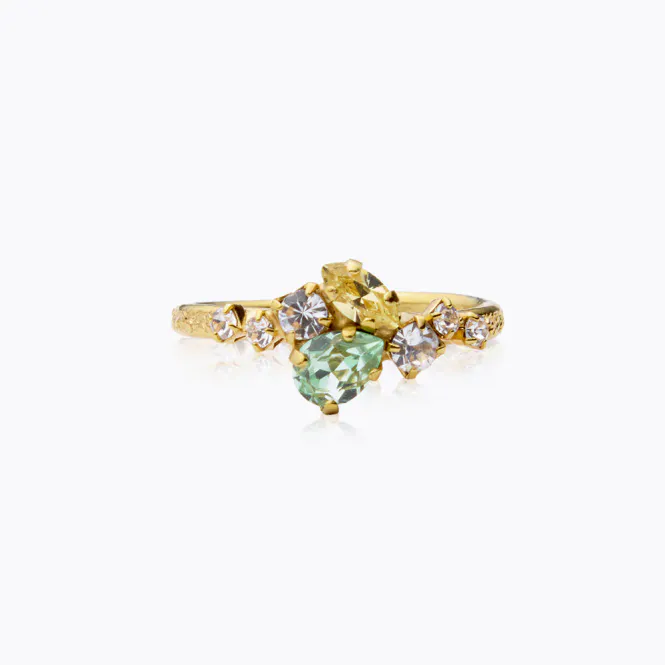 Hovedbilde Sandra Ring Gold Chrysolite/Jonquil 