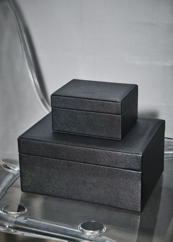 Day Saffiano Jewelry Big Black 