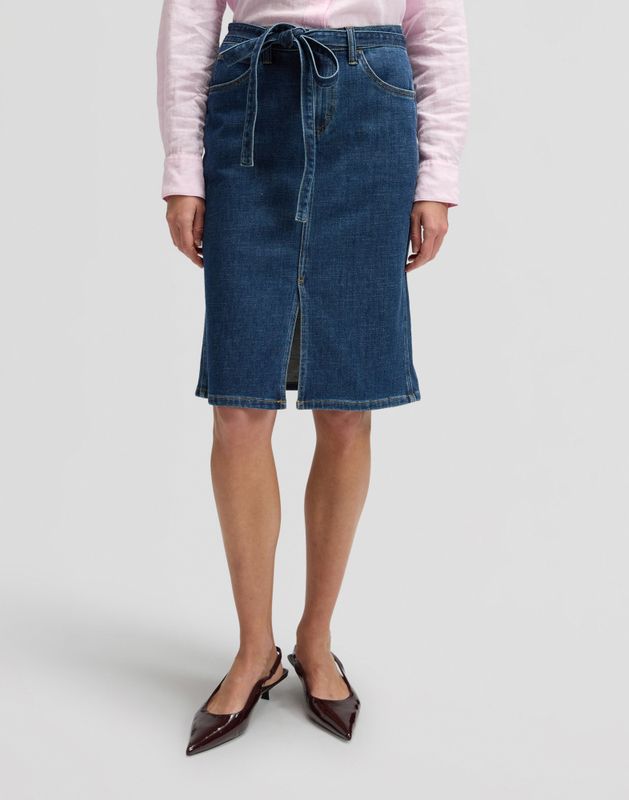 Midi Skirt With A Bow Seaside Trip 