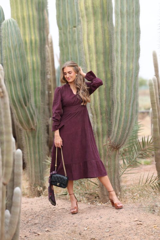 Devotion Dress Burgundy 