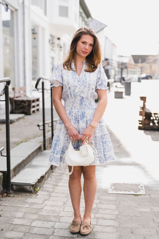 Constance Porcelain Dress Light Blue 