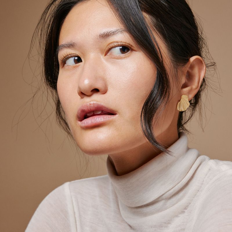 Wave Earring Gold 