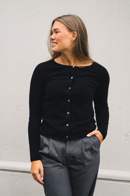 Hovedbilde Laica Wool & Cashmere Cardigan Black 
