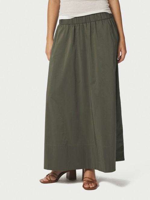 Hovedbilde Yara Long Poplin Skirt Army 